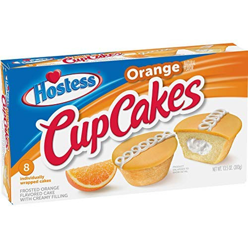 Hostess Orange Cupcakes, 8 Count-SET OF 2