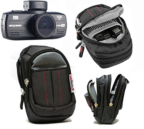 Navitech Black Case/Bag Compatible with The Nextbase 412GW Dash Cam