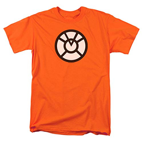 Green Lantern Blackest Night Orange Lantern Logo T Shirt  and  Stickers -X-Large-