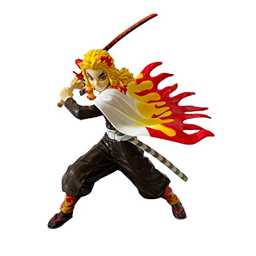 Rengoku Kyoujurou Figure Demon Slayer Figures Statues Figurine Collection Birthday Gifts PVC 7.9 Inch Kimetsu no Yaiba