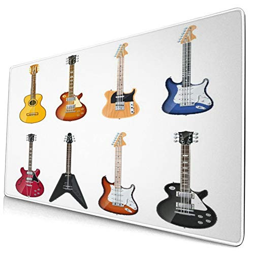 CANCAKA Large Gaming Mouse Pad?A Wide Variety of String Instruments Realistic Musical Pattern Jazz Blues Acoustic?Non-Slip Rubber Mouse Pads Mousepad for Gaming Computer Office Desk,75x40x0.3cm CANCAKA Large Gaming Mouse Pad?A Wide Variety of String Instruments Realistic Musical Pattern Jazz Blues Acoustic?Non-Slip Rubber Mouse Pads Mousepad for Gaming Computer Office Desk,75x40x0.3cm