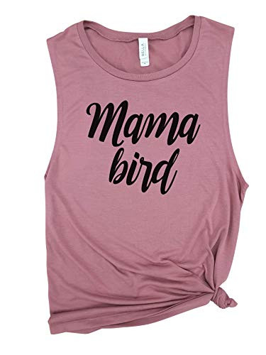 Mama Bird - Muscle Tank, Blessed Mama shirt, mom gift, unisex mom shirt, mama shirt, mama tee, mama unisex, blessed shirt, blessed, mom life shirt.