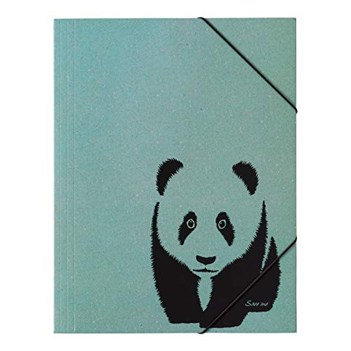 PAGNA 21658-17 Elasticated Folder A4 Panda Cardboard 3 Flaps