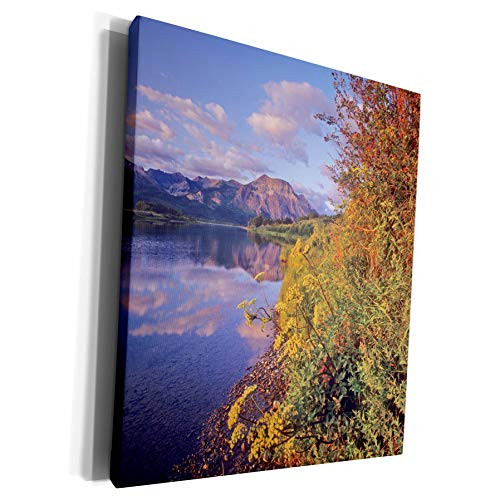 3dRose Danita Delimont - Mountain Lakes - Maskinonge Lake, Waterton Lakes National Park, Alberta-CN01 CHA0082 - Chuck Haney - Museum Grade Canvas Wrap -cw-73741-1-