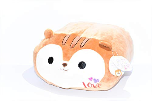Squishmallow Lux and Beyond Kellytoy 12" Nic The Squirrel (with Love and Hearts) Valentine Super Soft Plush Stackable Toy Pillow Pet Gift Present