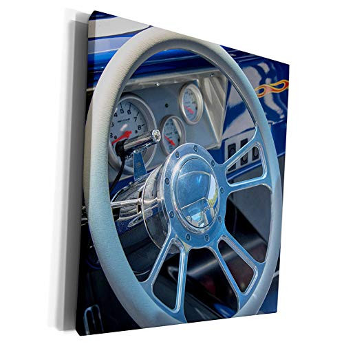 3dRose Roni Chastain Photography - Steering Wheel - Museum Grade Canvas Wrap -cw-151914-1-