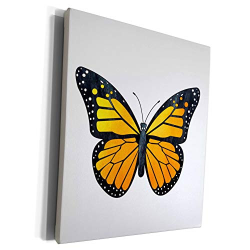 3dRose Janna Salak Designs Butterflies - Orange Monarch Butterfly - Museum Grade Canvas Wrap -cw-217266-1- 3dRose Janna Salak Designs Butterflies - Orange Monarch Butterfly - Museum Grade Canvas Wrap -cw-217266-1-