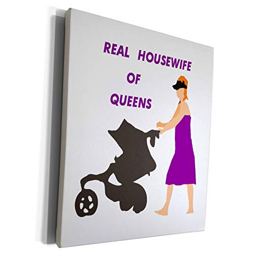 3dRose Florene Humor - Queens Housewife - Museum Grade Canvas Wrap -cw-52394-1-