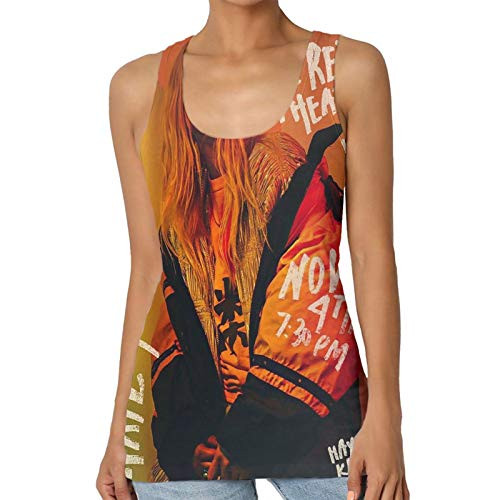 ZhouKouChong Hayley Kiyoko Shirt Women Tank Top Casual Summer Cotton Tees Sleeveless Vest Black ZhouKouChong Hayley Kiyoko Shirt Women Tank Top Casual Summer Cotton Tees Sleeveless Vest Black