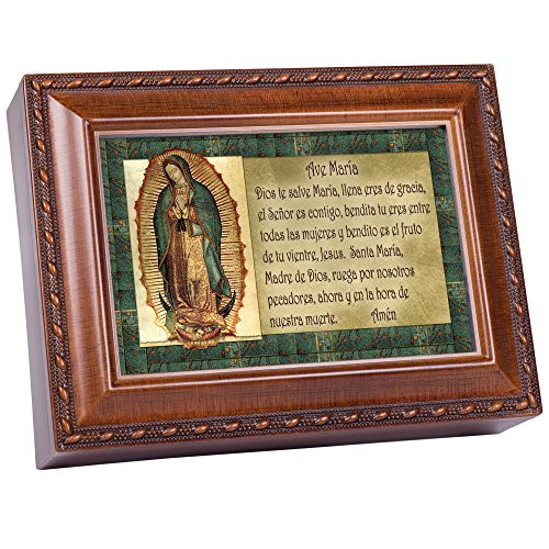 Cottage Garden Ave Maria (Hail Mary) Inspirational Woodgrain Traditional Music Box Plays Ave Maria Cottage Garden Ave Maria (Hail Mary) Inspirational Woodgrain Traditional Music Box Plays Ave Maria