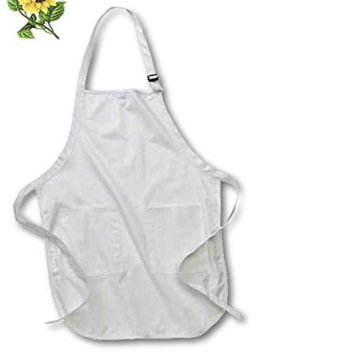 3dRose Pretty Yellow Sunflower Vintage Illustration Graphic Image - Aprons -apr-327222-4-