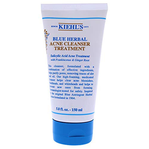 Kiehl's Blue Herbal Acne Cleanser Treatment 5oz -150ml-