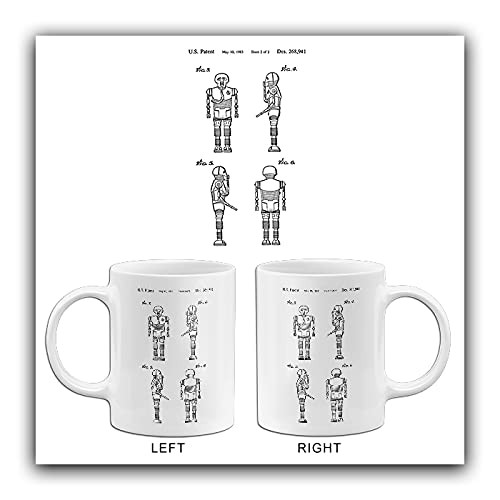 1983-2-IB Medical Droid - Star Wars Action Figure - Patent Art Mug