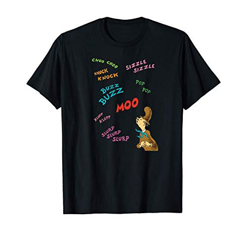 Dr. Seuss Mr. Brown Sounds T-Shirt -Black, 5XL-