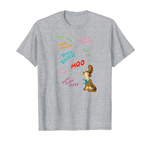 Dr. Seuss Mr. Brown Sounds T-Shirt -Grey, M-