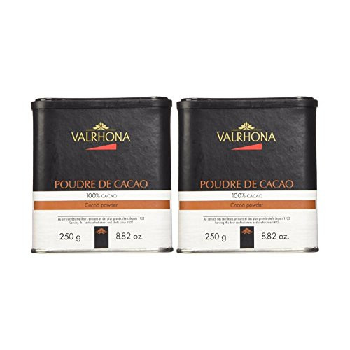 Valrhona 100% Pure Cocoa Powder (8.8 ounce) (Pack of 2)