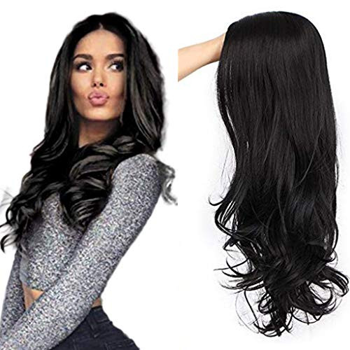 Fudule Women Wigs,Long Wave Hair Wigs for Women Natural Full Fair Wigs Heat Resistant Synthetic Fiber Hair Human Hair Wigs Fudule Women Wigs,Long Wave Hair Wigs for Women Natural Full Fair Wigs Heat Resistant Synthetic Fiber Hair Human Hair Wigs
