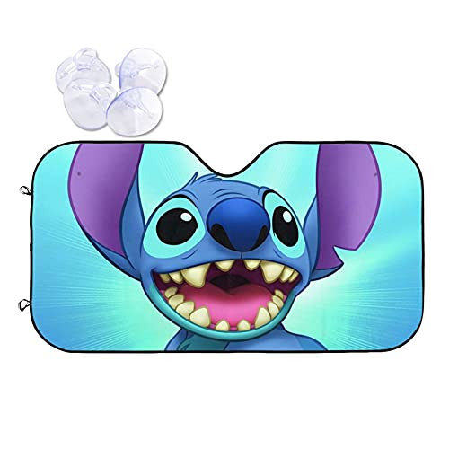 Front Windshield Sun Shade-Accordion Folding Auto Sunshade for Car Truck SUV-Blocks UV Rays Sun Visor Protector-Keep Your Vehicle Cool 55x30inch