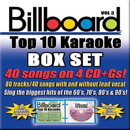 Billboard Top-40 Karaoke - Box Set Vol. 3 -40 plus40-song Box Set- -4 CD- Billboard Top-40 Karaoke - Box Set Vol. 3 -40 plus40-song Box Set- -4 CD-