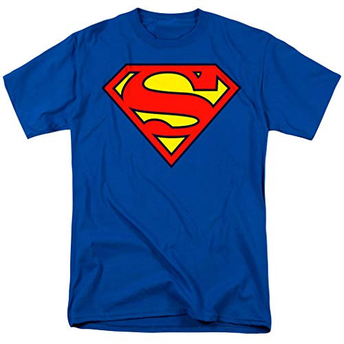 Superman Classic Logo T Shirt  and  Stickers -XXX-Large-