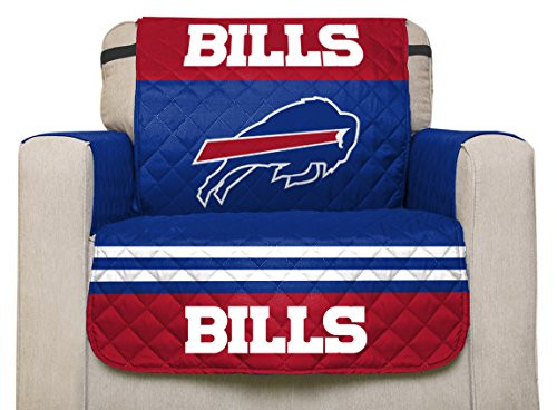 Pegasus Sports NFL Buffalo Bills Furniture Protector with Elastic Straps, Chair, Royal Blue