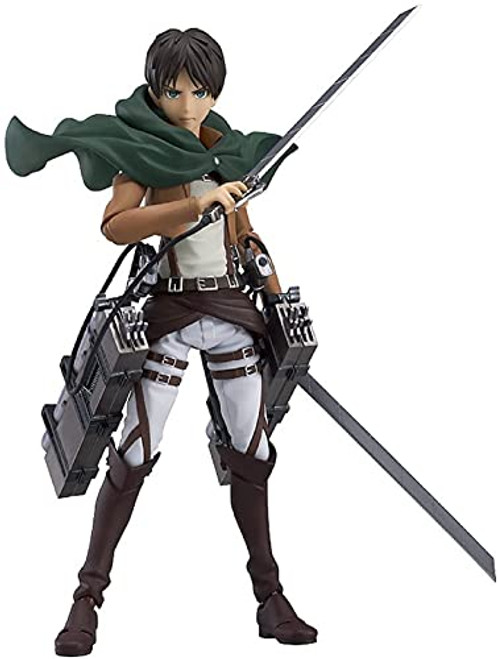 Removable Exquisite Action Figures Anime Attack on Titan Eren Yeager Figma PVC Action Figure Model Collection Toy Gift