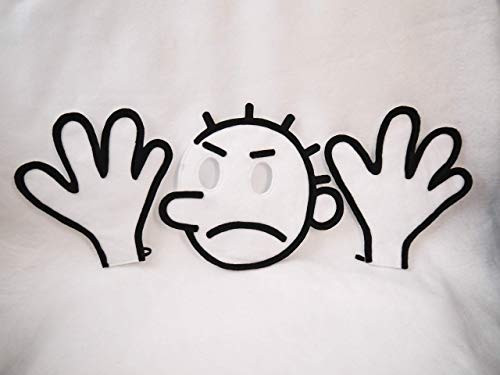 Diary of a wimpy kid Rodrick costume mask kids and adult size
