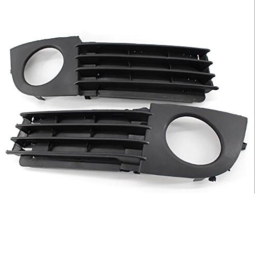 SZSS-CAR Front Left  and  Right Lower Bumper Fog Light Cover Vent Grille Side Insert Grilles for Audi A6 C5 2002~2005