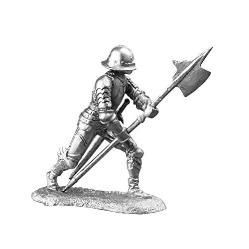 Ronin Miniatures Knight Medieval Soldier Figure UnPainted Tin Metal 54mm Action Figures Toy Soldiers Size 1/32 Scale for Home Decor Accents Collectible Figurines Item Kn-08 Ronin Miniatures Knight Medieval Soldier Figure UnPainted Tin Metal 54mm Action Figures Toy Soldiers Size 1/32 Scale for Home Decor Accents Collectible Figurines Item Kn-08
