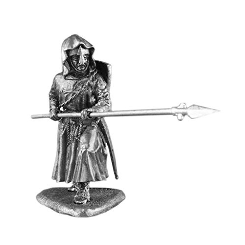Ronin Miniatures Medieval Knight Hospitaller Middle Ages Historical UnPainted Tin Metal 54mm Action Figures Toy Soldiers Size 1/32 Scale for Home Decor Accents Collectible Figurines Item Or-06-2 Ronin Miniatures Medieval Knight Hospitaller Middle Ages Historical UnPainted Tin Metal 54mm Action Figures Toy Soldiers Size 1/32 Scale for Home Decor Accents Collectible Figurines Item Or-06-2