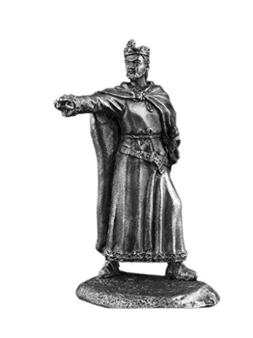 Ronin Miniatures Civilian Man Medieval King UnPainted Tin Metal 54mm Action Figures Toy Soldiers Size 1/32 Scale for Home Decor Accents Collectible Figurines Item Mw-06 Ronin Miniatures Civilian Man Medieval King UnPainted Tin Metal 54mm Action Figures Toy Soldiers Size 1/32 Scale for Home Decor Accents Collectible Figurines Item Mw-06