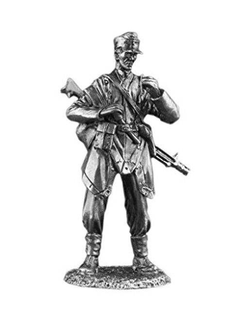 Ronin Miniatures World War 2 German Machine Gunner UnPainted Tin Metal 54mm Action Figures Toy Soldiers Size 1/32 Scale for Home Decor Accents Collectible Figurines Item ww-19 Ronin Miniatures World War 2 German Machine Gunner UnPainted Tin Metal 54mm Action Figures Toy Soldiers Size 1/32 Scale for Home Decor Accents Collectible Figurines Item ww-19