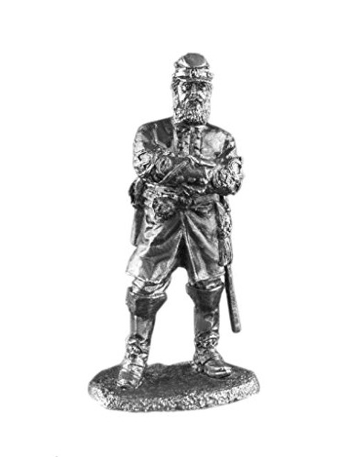 Ronin Miniatures Confederate General Thomas J Stonewall Jackson American Civil War UnPainted Tin Metal Collection Toy Soldier Size 1/32 Scale 54mm for Home Collectible Figurines Item Us-06 Ronin Miniatures Confederate General Thomas J Stonewall Jackson American Civil War UnPainted Tin Metal Collection Toy Soldier Size 1/32 Scale 54mm for Home Collectible Figurines Item Us-06