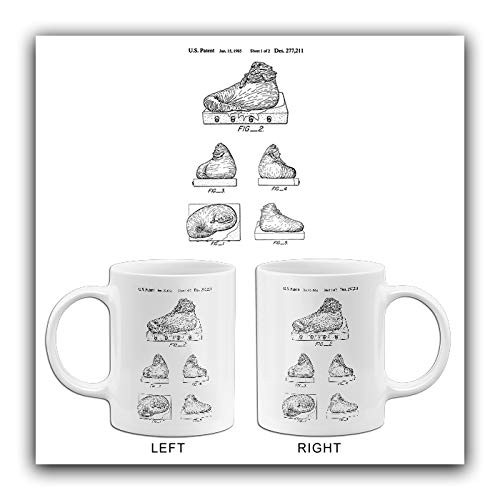 1985 - Jabba The Hutt - Star Wars Action Figure - Patent Art Mug