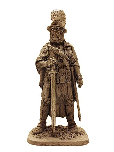 Military-historical miniatures Celtic Warrior 6 Century BC Tin Metal 54mm Action Figures Toy Soldiers Size 1/32 Scale for Home Decor Accents Collectible Figurines Item 5426