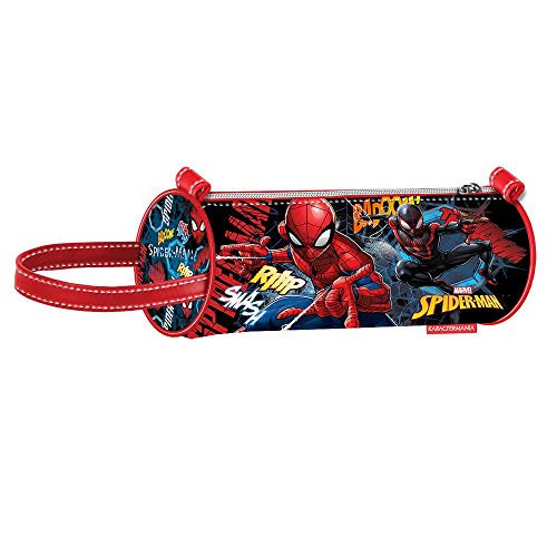 Karactermania Spiderman Smash-Cylinder Pencil Cases, 22 cm, Blue