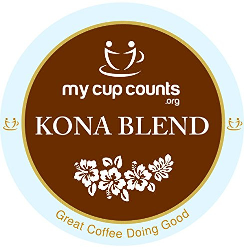 My Cup Counts K Cup Coffee, Kona Blend, 48 Count