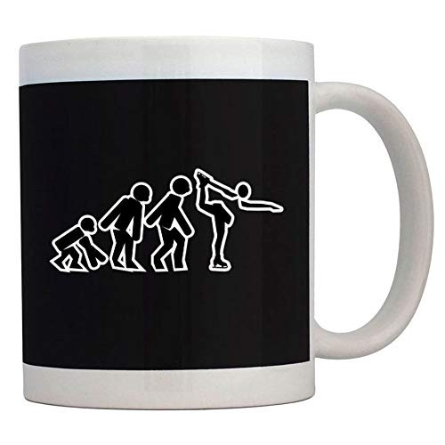 Teeburon Evolution Figure Skating Mug 11 ounces ceramic