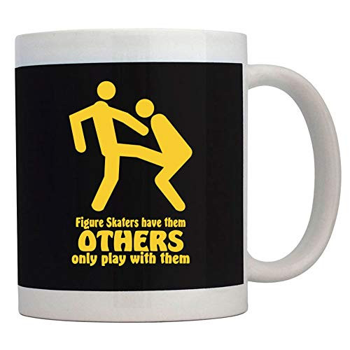 Teeburon Figure Skaters BALLS Mug 11 ounces ceramic