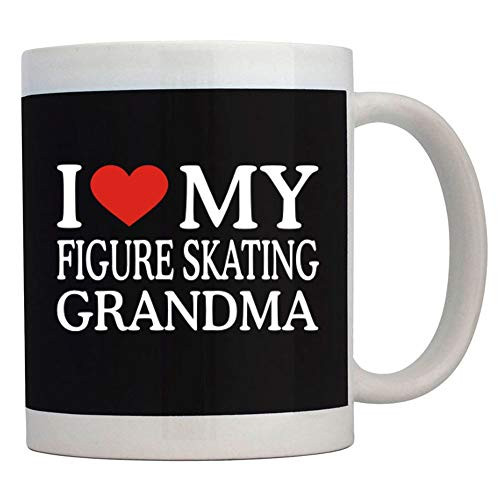 Teeburon I love my Figure Skating Grandma Mug 11 ounces ceramic
