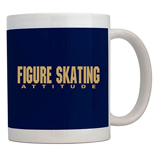 Teeburon Figure Skating ATTITUDE Mug 11 ounces ceramic