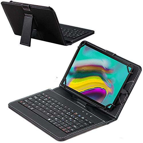 Navitech Black Keyboard Case Compatible with The acer Iconia Tab 10