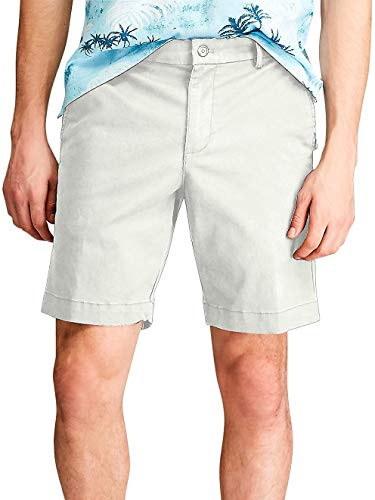 Chaps Men's 9" Inseam Stretch Twill Short, NEW STONE, 36