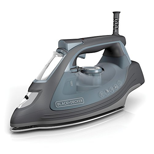 BLACK plusDECKER IR3000 IMPACT Advanced Steam Iron, Maximum Durability, Gray