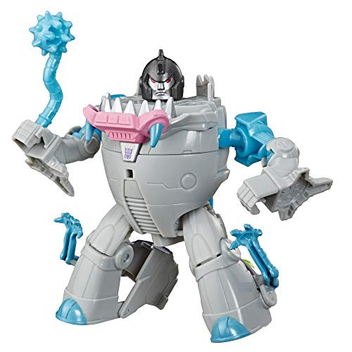 Transformers Bumblebee Cyberverse Adventures Warrior Class Gnaw Action Figure Toy, Repeatable Attack Move, Ages 6 and Up, 5.4-inch