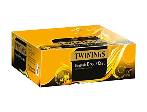 Twinings English Breakfast String  and  TAG Black Tea Bright, Full-bodied and Full of Flavour 100 Tea Bags