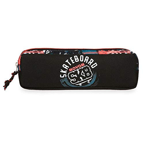 MOVOM Pencil Cases, Red -Rojo-, 22 Centimeters