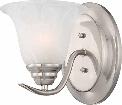 Volume Lighting Trinidad 1-Light Brushed Nickel Wall Sconce