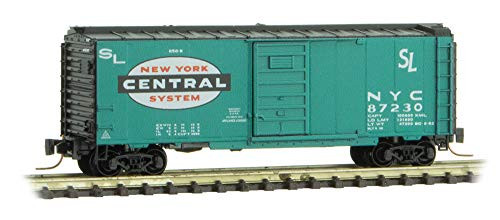 Micro-Trains MTL Z-Scale 40ft SD Box Car New York Central/NYC-Jade Green- 87230