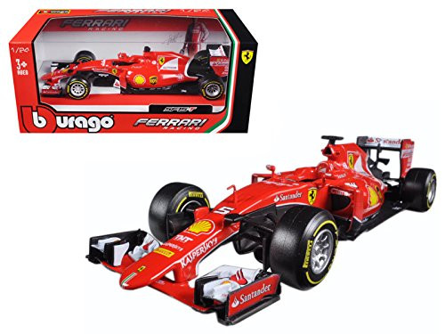 Bburago Ferrari F1 Formula 1 SF15-T Sebastian Vettel 1/24 Diecast Model Car by 26801V Bburago Ferrari F1 Formula 1 SF15-T Sebastian Vettel 1/24 Diecast Model Car by 26801V